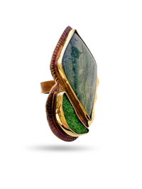 Romantic Green Ring