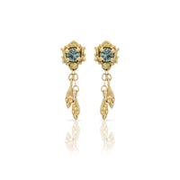 Fortuna Drop Sapphire Earrings