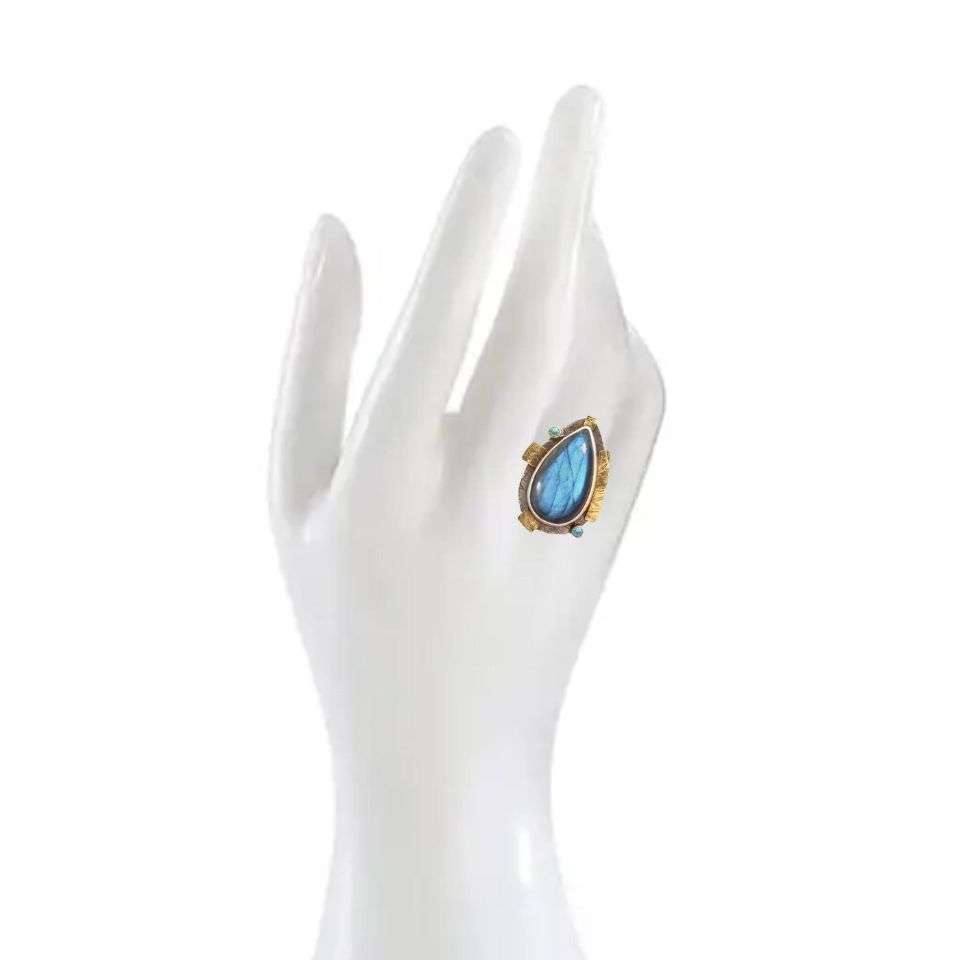 Royal Blue Labradorite Ring