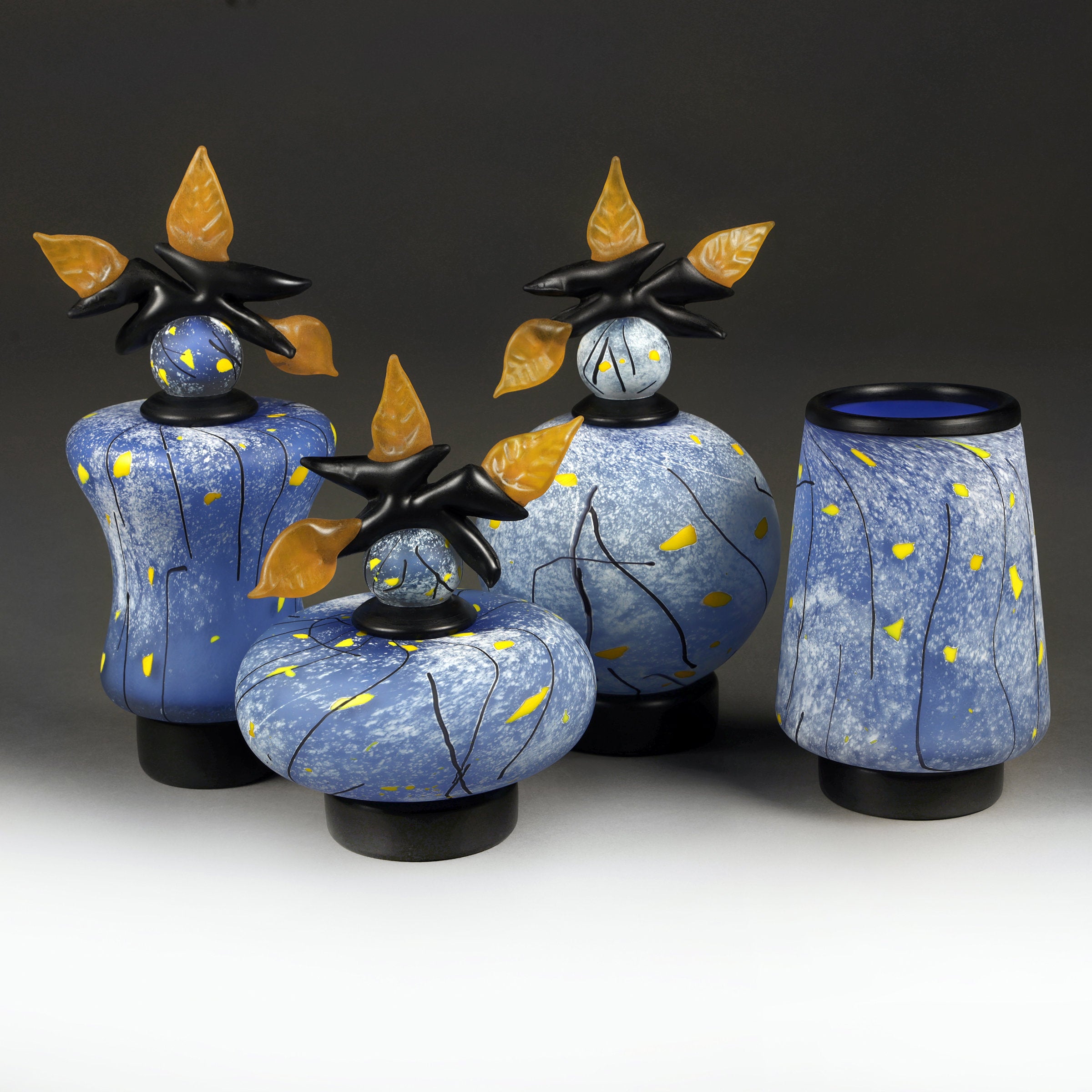 Winter Sun Tapered Vase