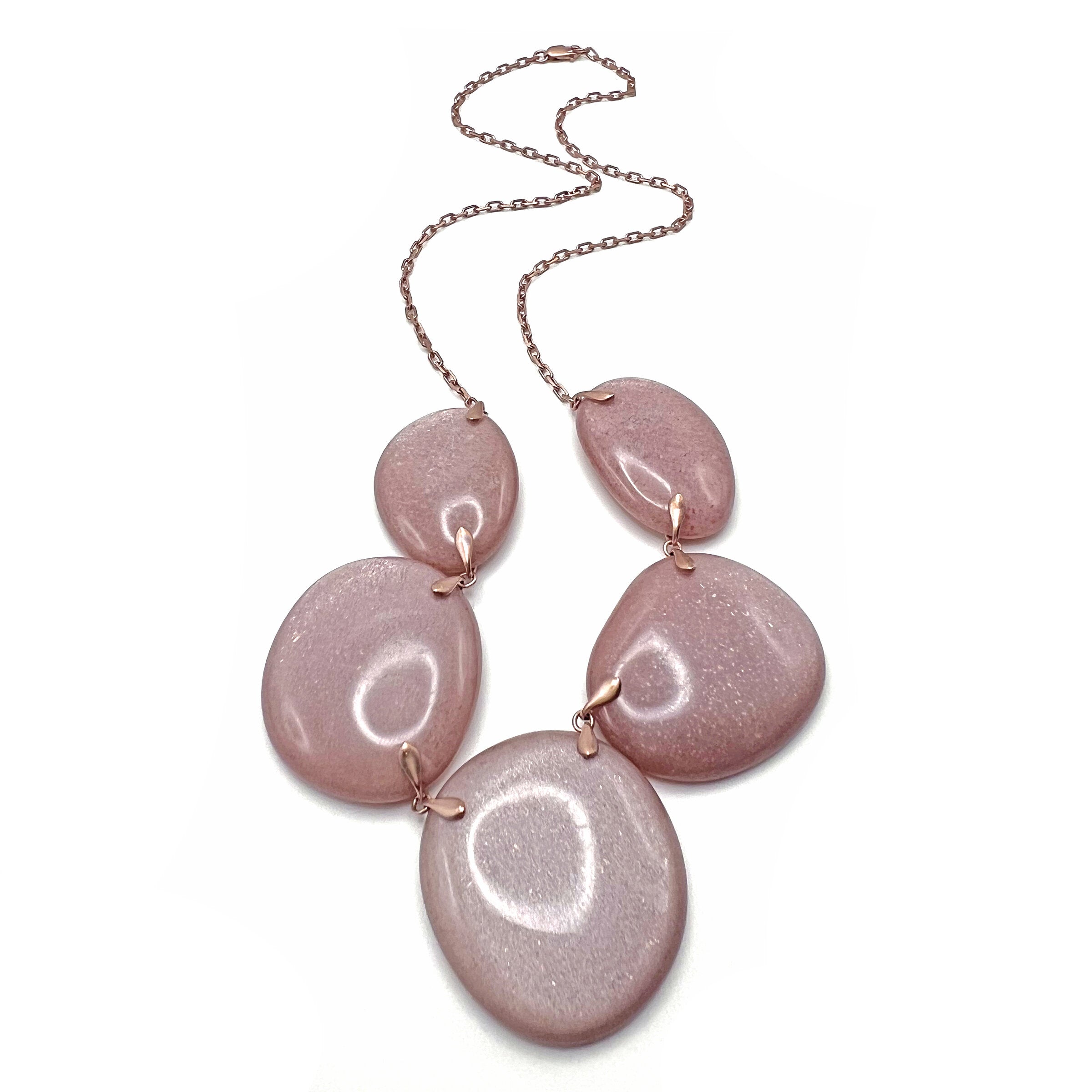 Rose Moonstone Necklace