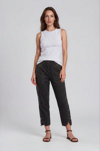 Split Front Slim Pant