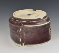 Copper Red Glaze Bonsai Planter 102