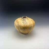 Spalted Hackberry Hollow Form Vessel