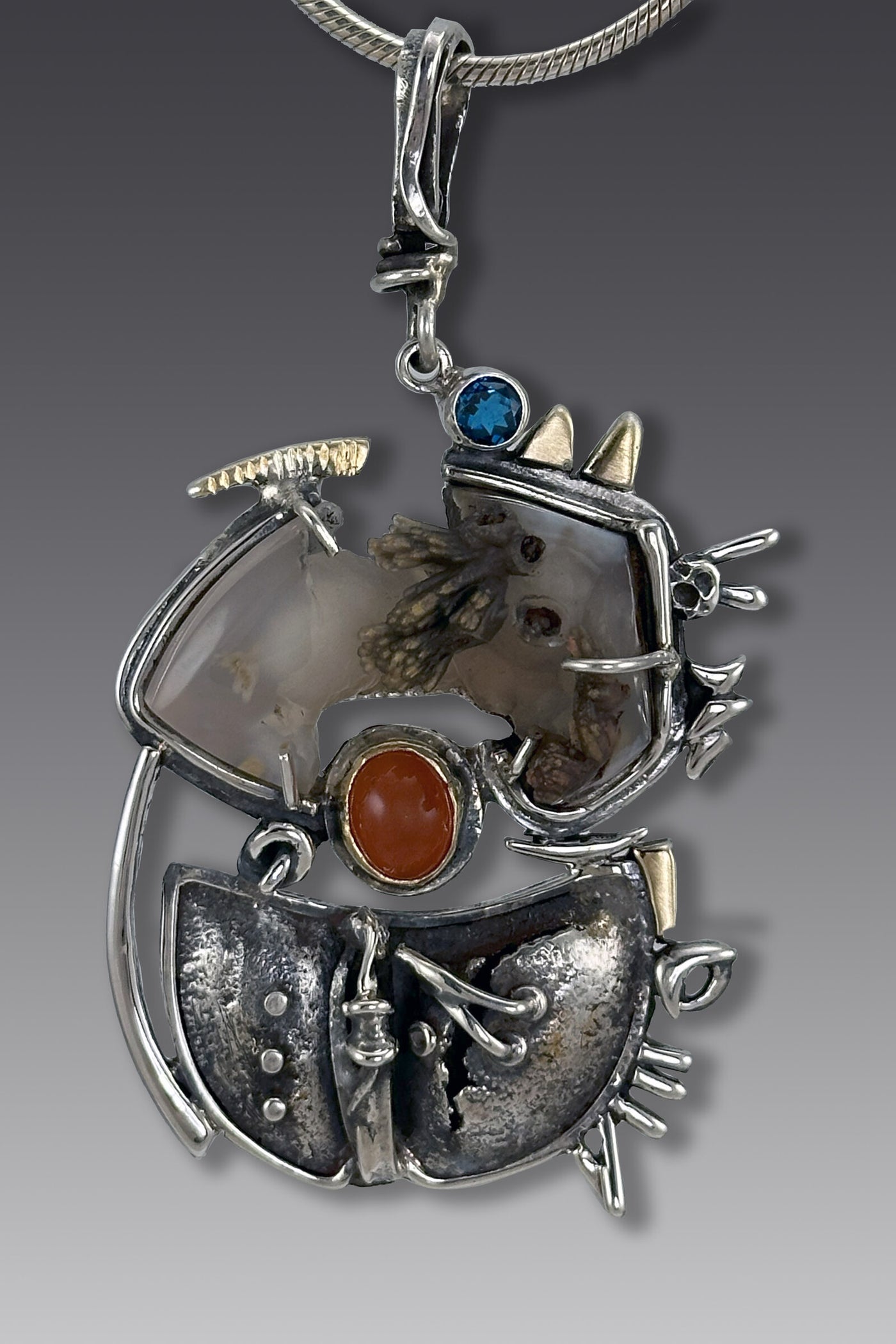 Bulky Agate Pendant