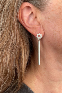 Dangling Flower Earrings