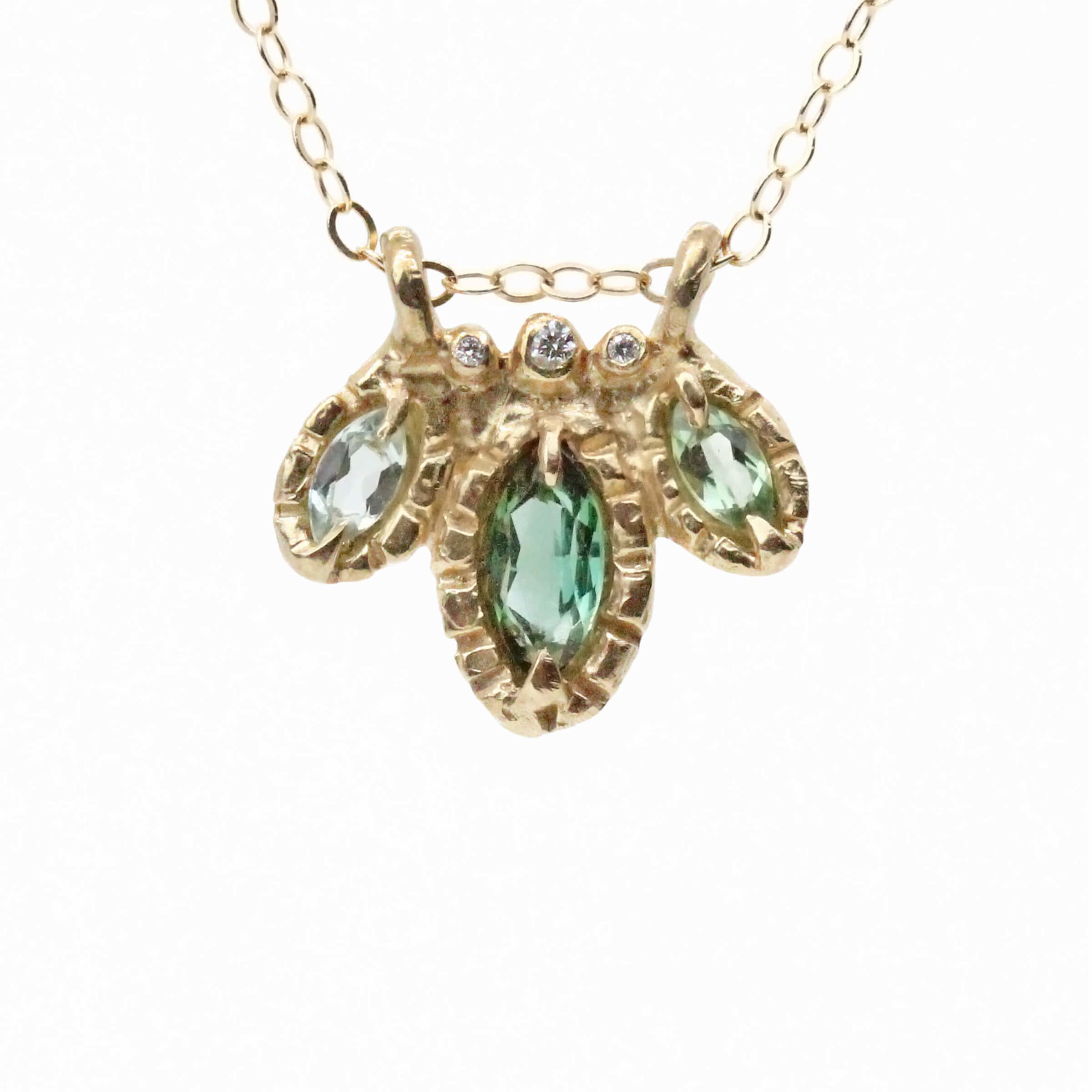 Tourmaline Bloom Pendant