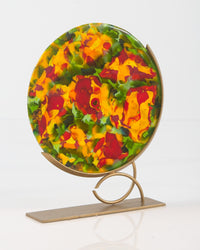 Poppy Field Art Glass Sculpture