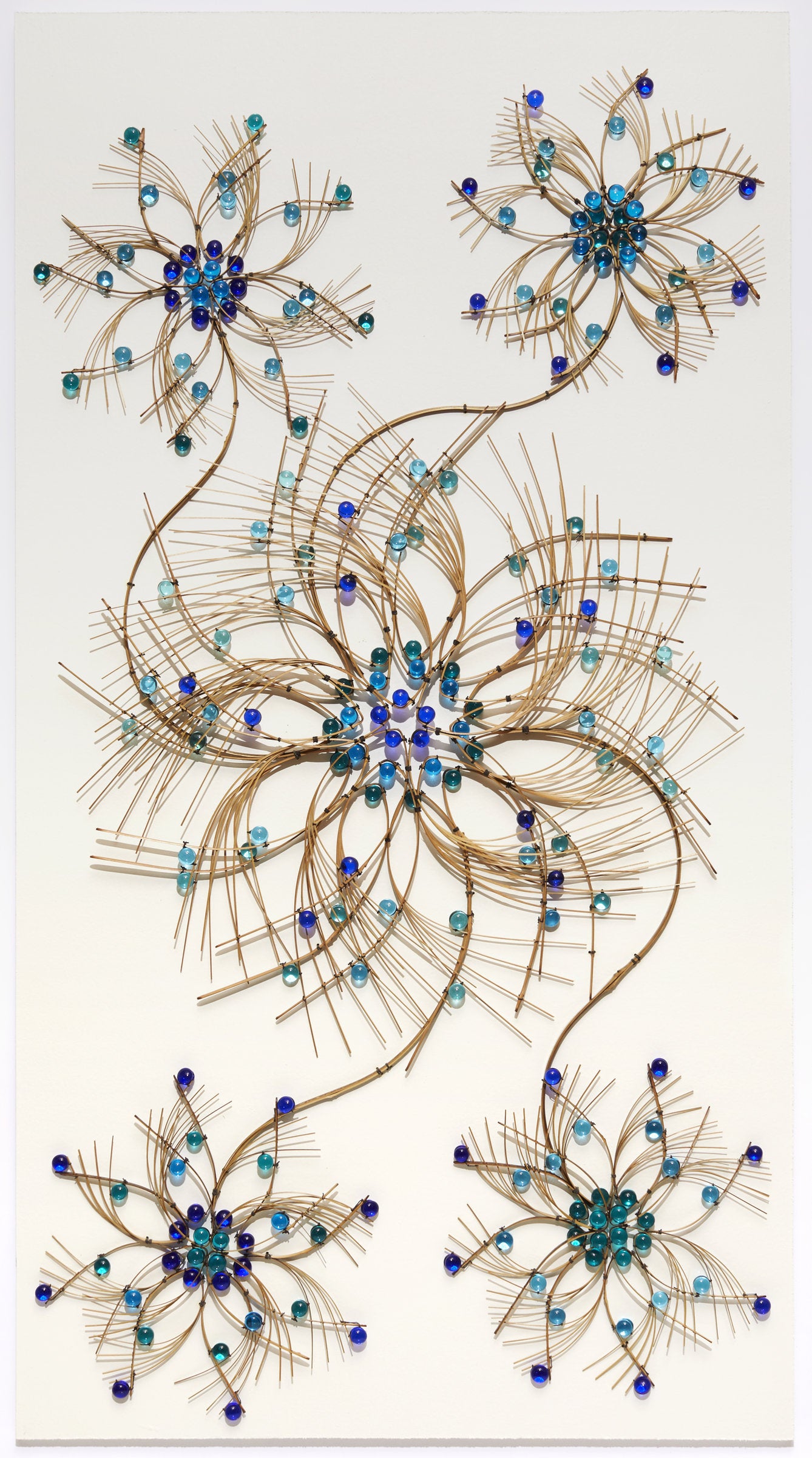 Flowers in Blue