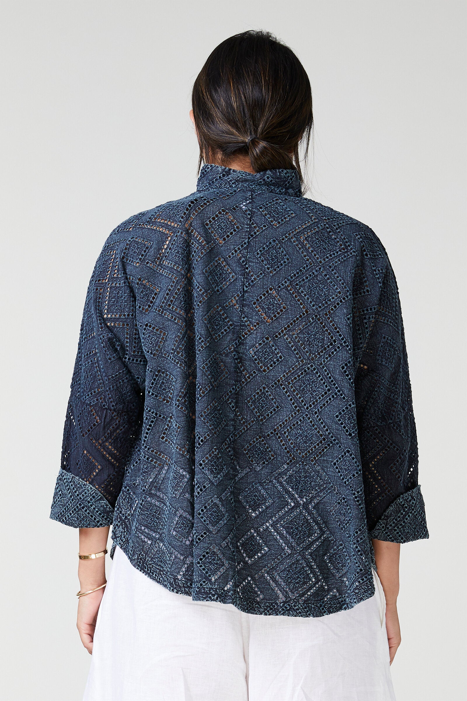 Circular Eyelet Shirt
