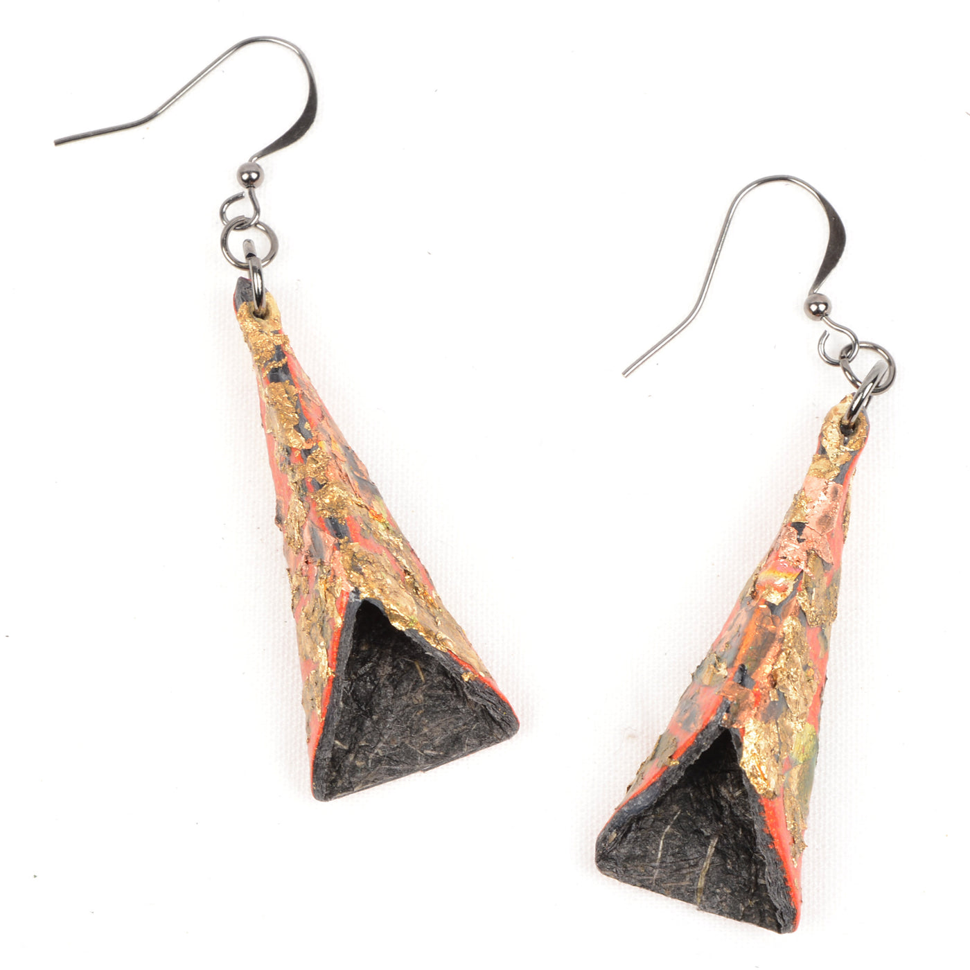 Flame with Gold Leaf