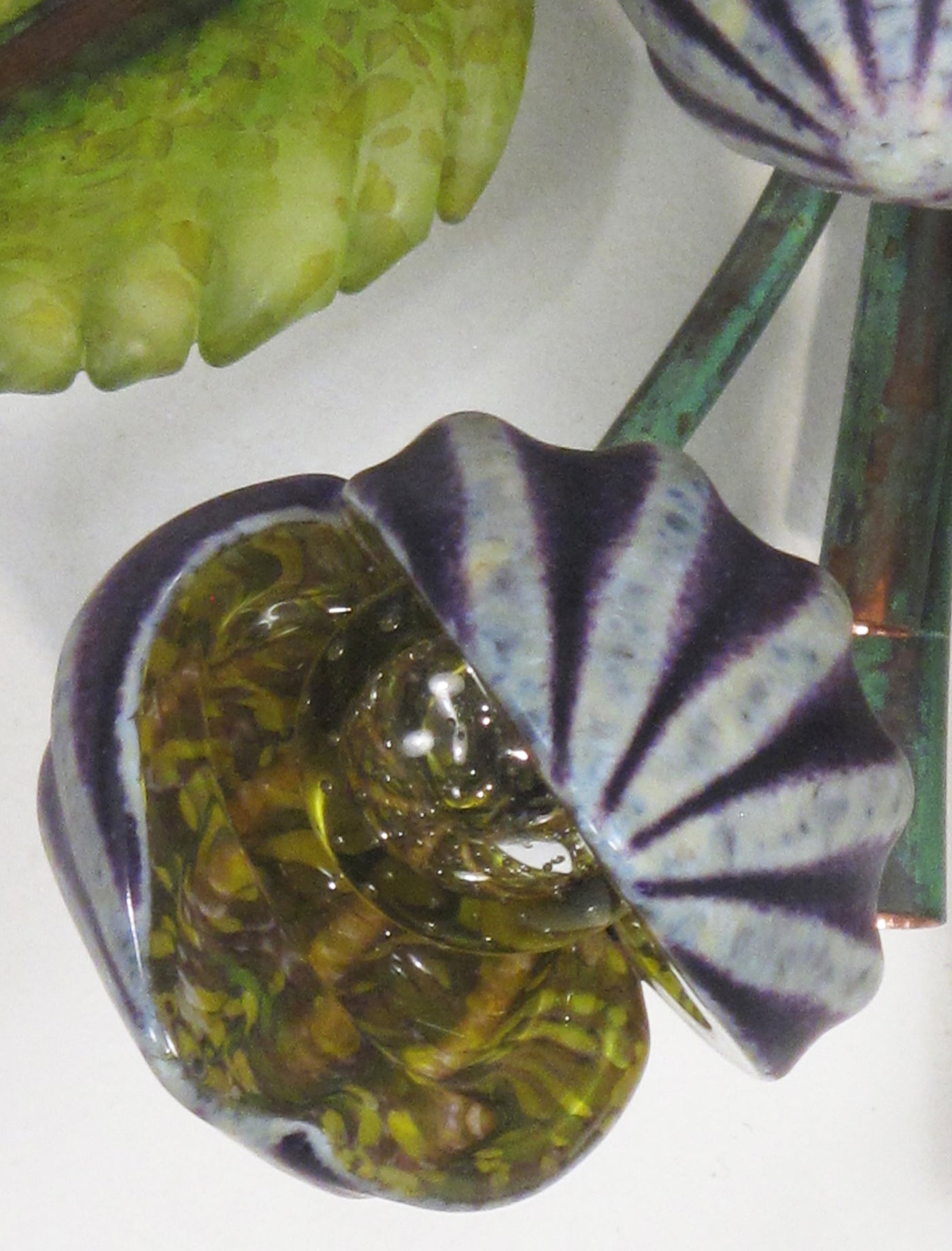 Large Table or Wall Purple Seed Pod