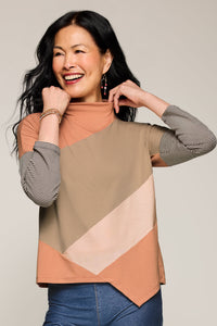 Kadence Funnel Neck Pullover