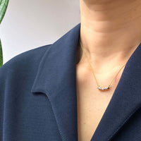 Caterpillar Diamond Pave Necklace
