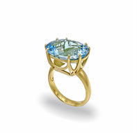 Aquamarine Aqueduct Ring