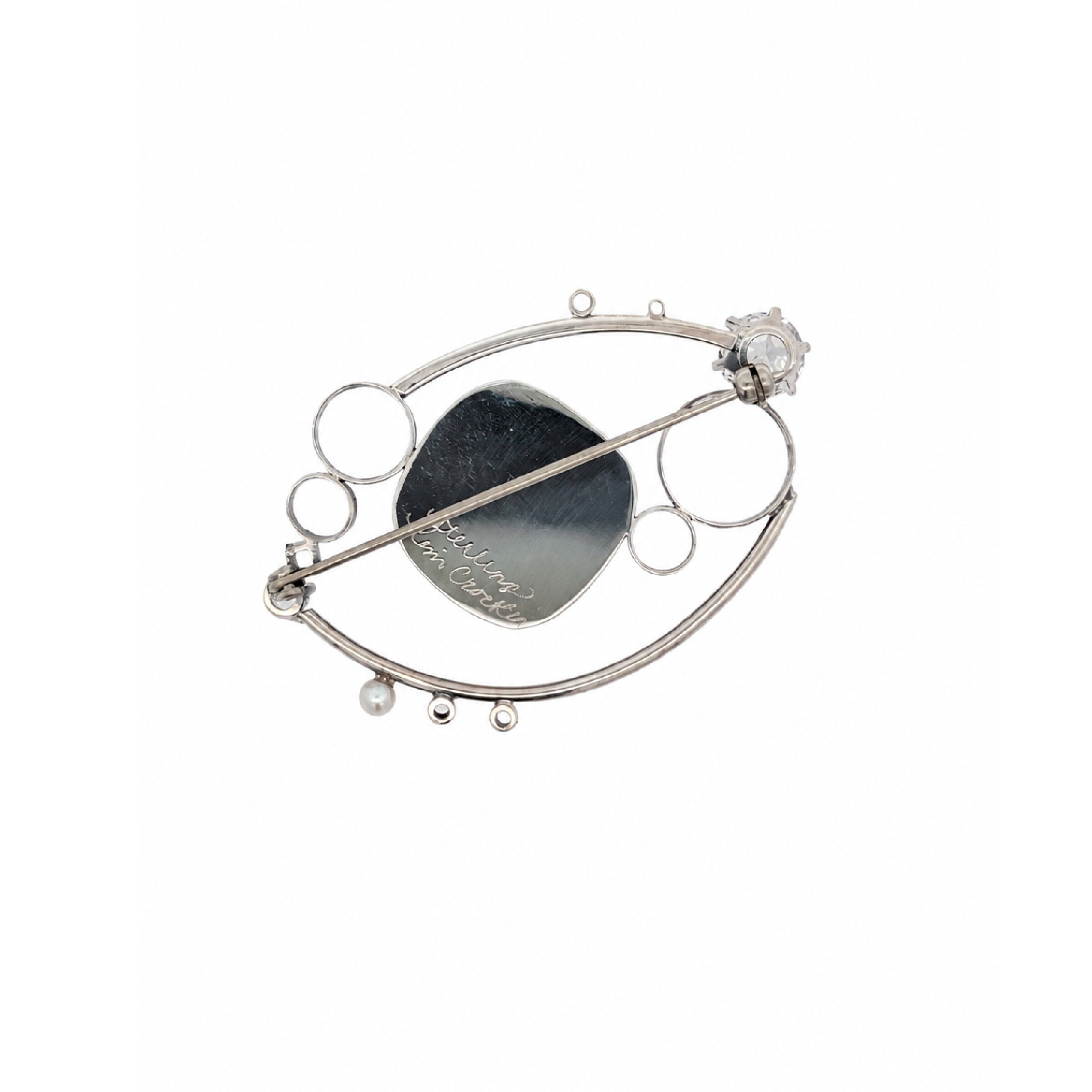 Quartz Crystal Constellation Pin