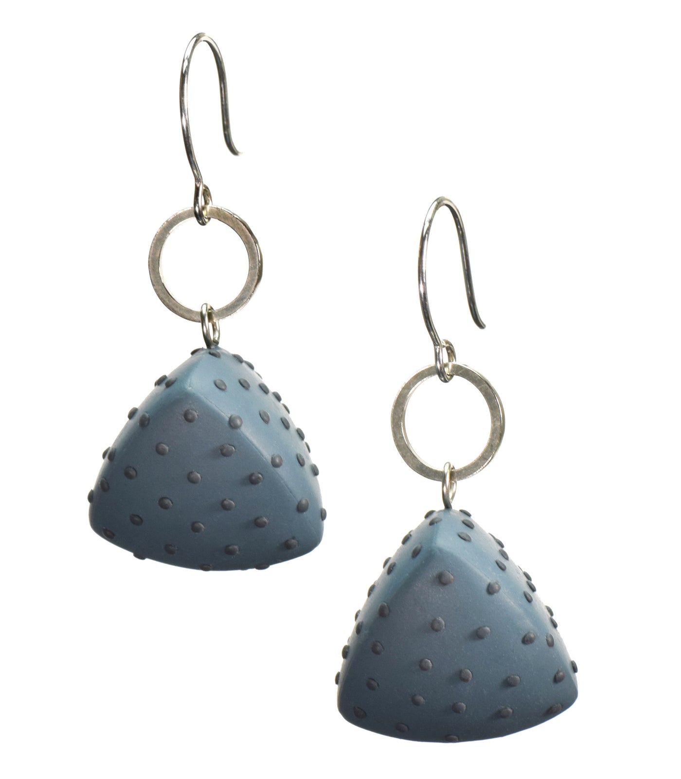 Dark teal with dots