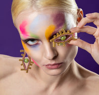 Evil Eye Statement Earrings