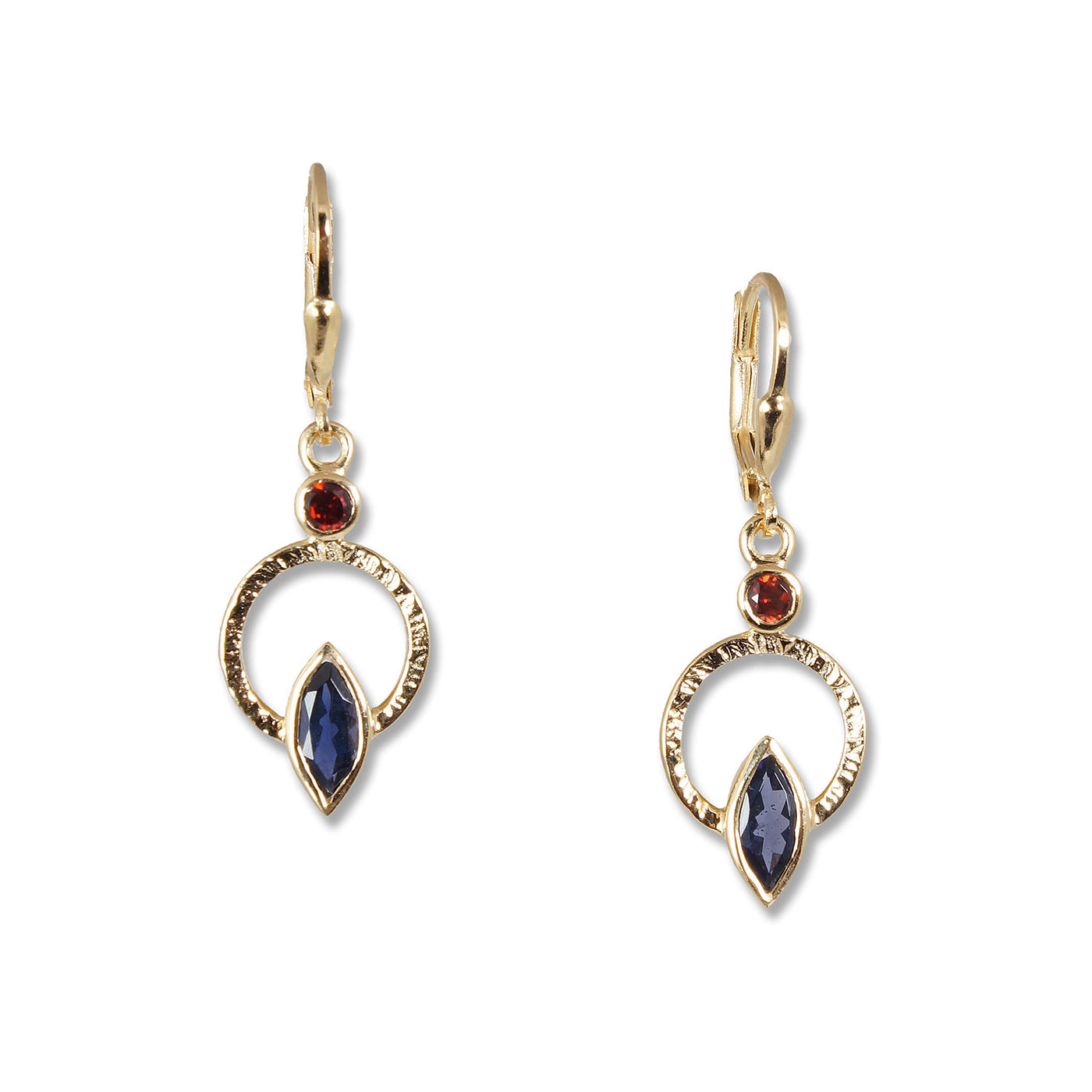 iolite and garnet