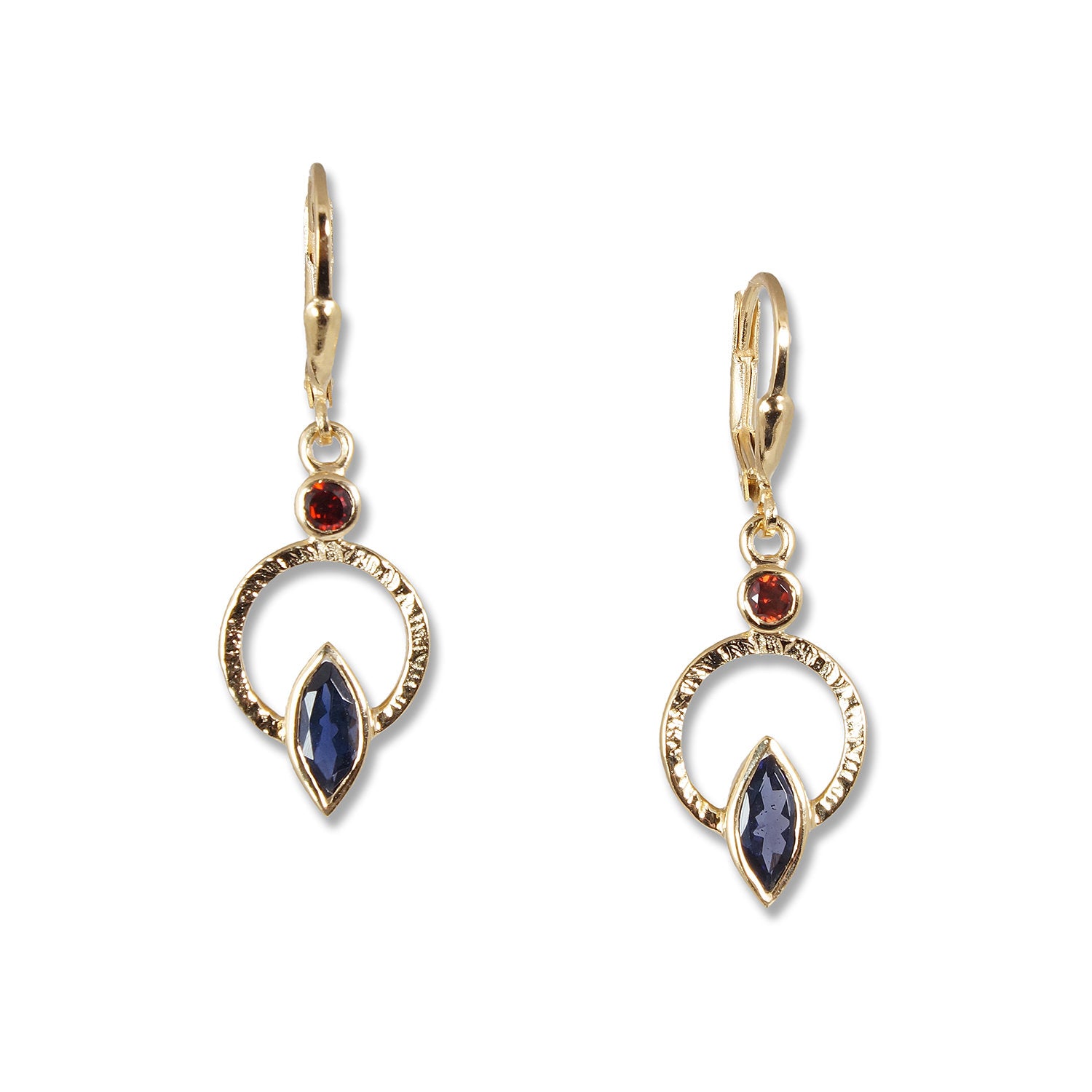iolite and garnet