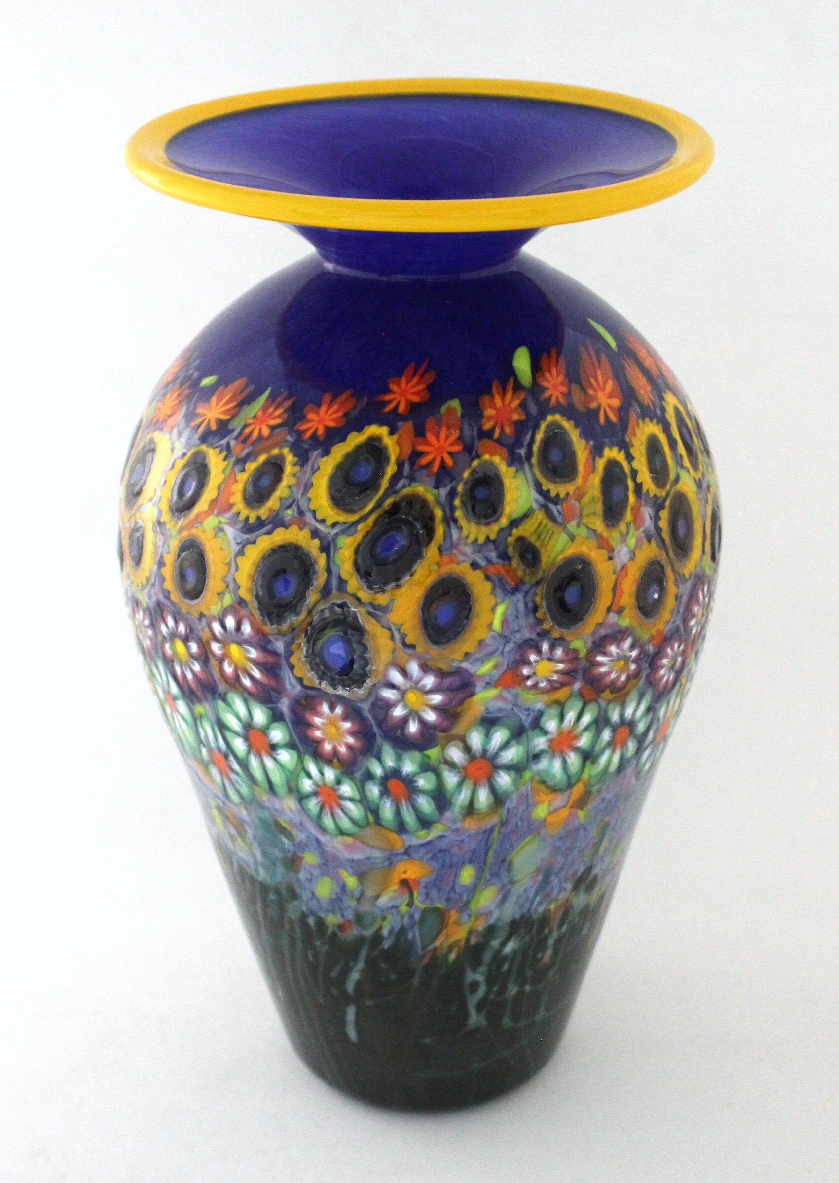 Lapis Blue Giverny Vase