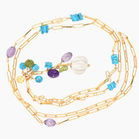 Crystal Melon Multi-Color Necklace