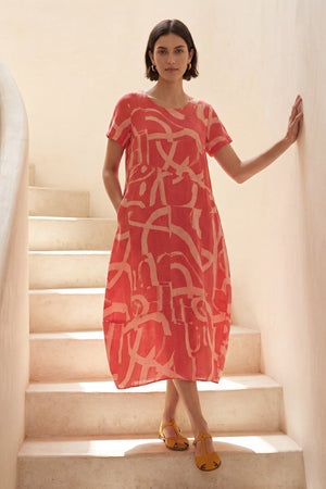 Linen Jacquard Dress Artful Home Linen Jacquard Dress Artful Home
