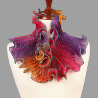 Infinity Scarf in Purples & Reds
