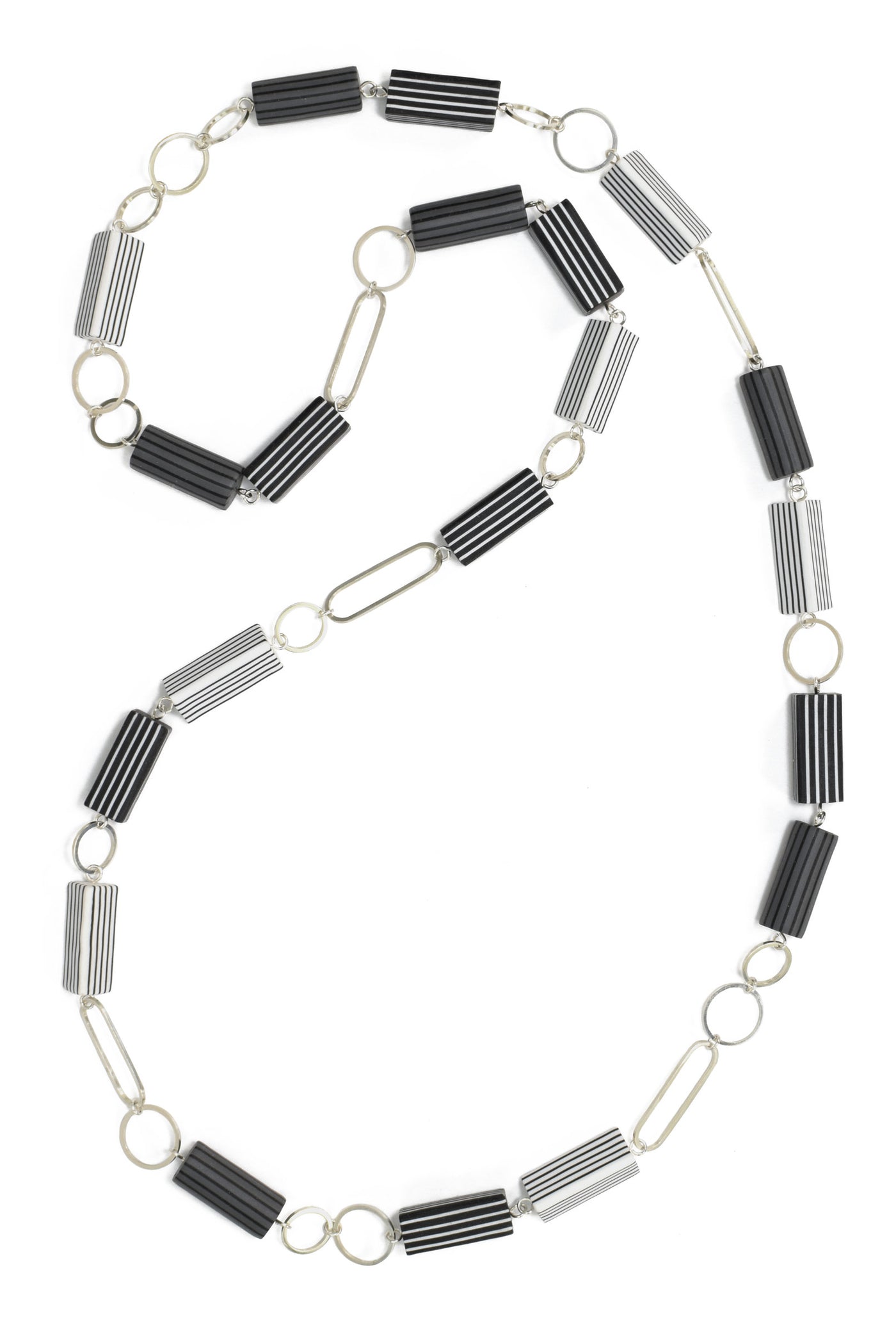 Striped Shapes Necklace
