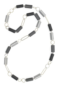 Striped Shapes Necklace