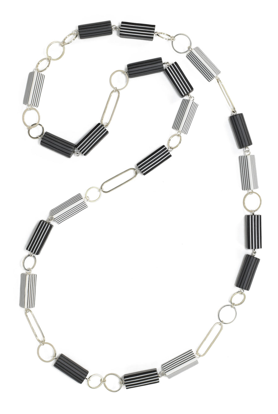 Striped Shapes Necklace