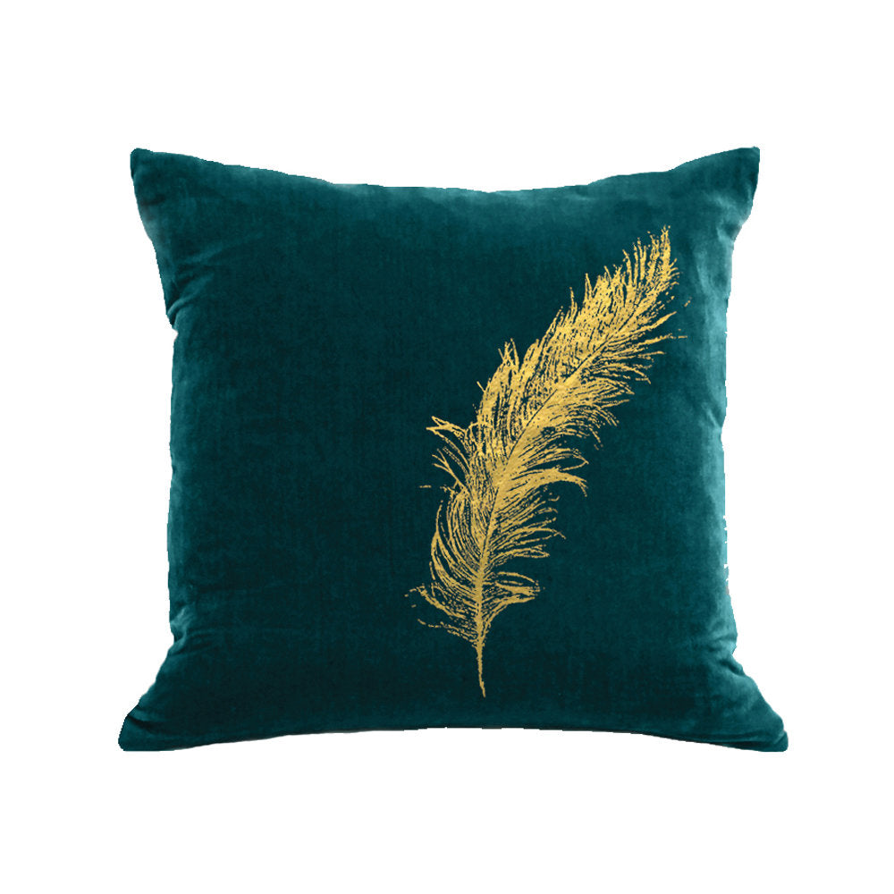 gold on teal, 18" x 18"