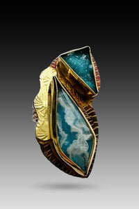 Clouds in Blue Sparkling Ring