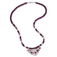 Rhodolite Garnet Necklace | Photo by Berlian Arts