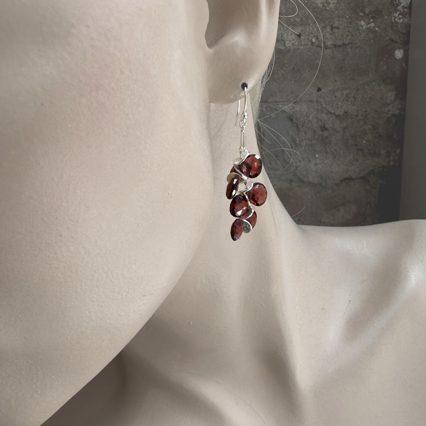 Signature Garnet Earrings