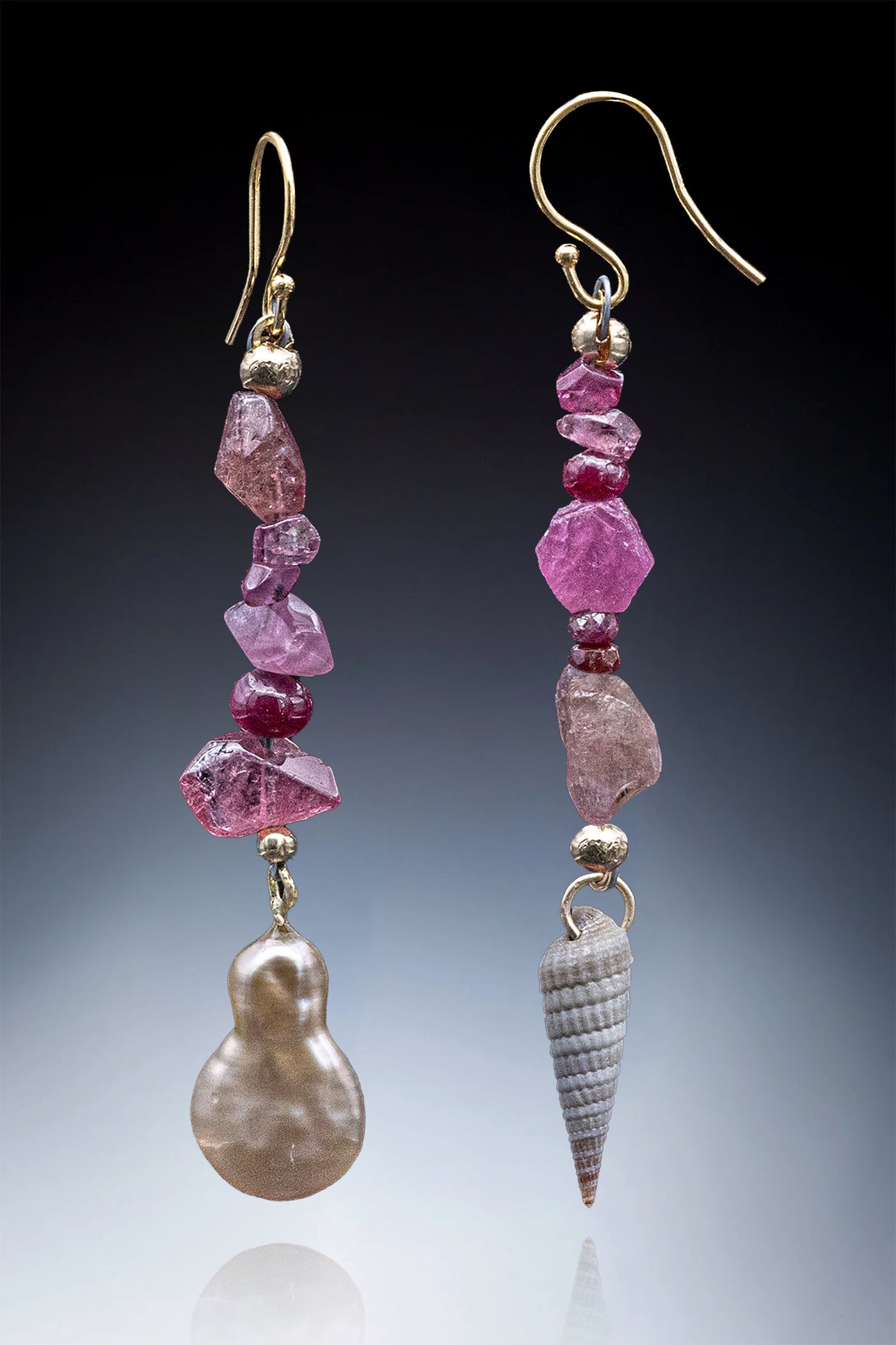 City of Pink Lights Earrings