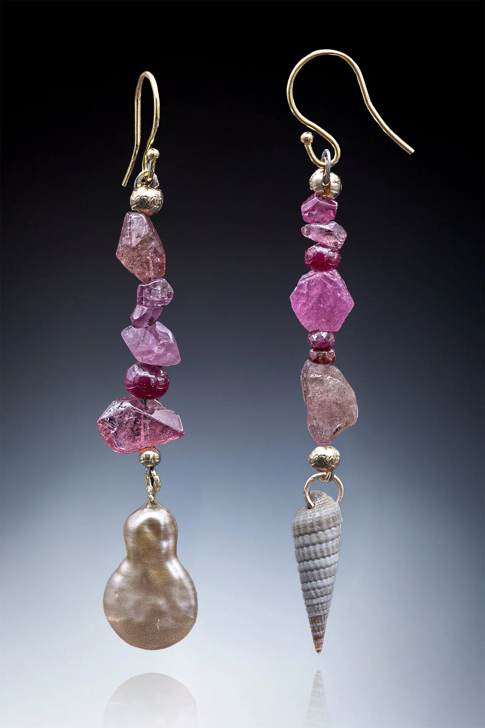 City of Pink Lights Earrings