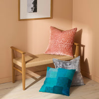 Brushstroke Velvet Pillow
