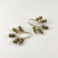 Oval Half Moon Earrings