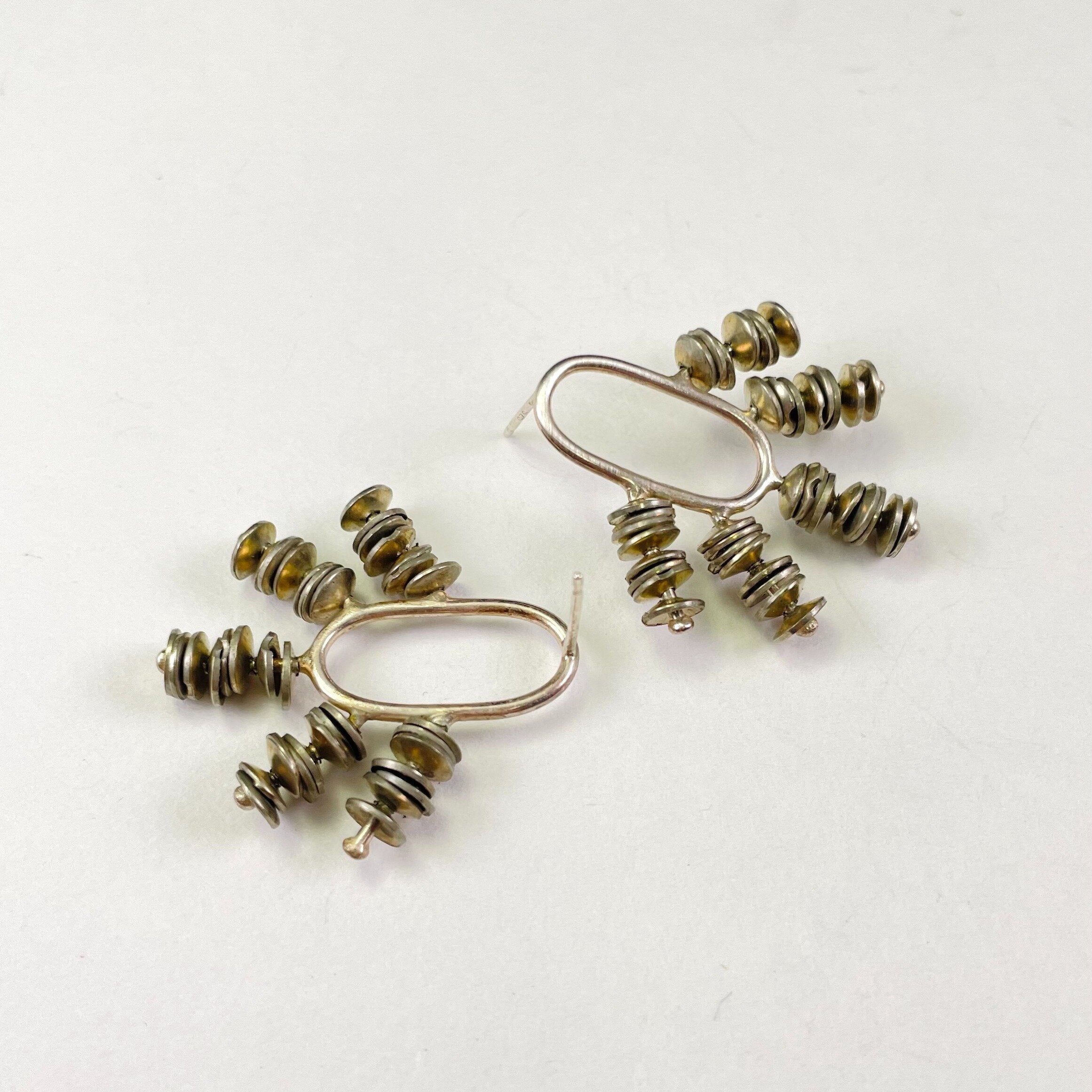 Oval Half Moon Earrings