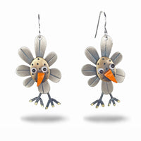 Flower Bird Earrings