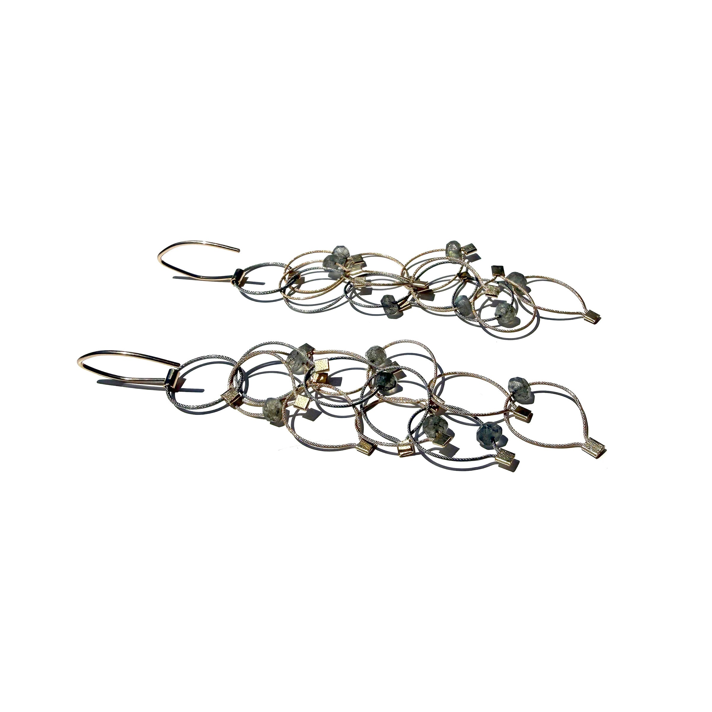 Labradorite & Steel/Gold