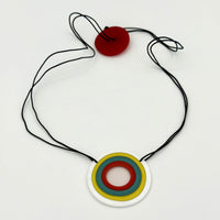 Multi-Colored Ringed Necklace