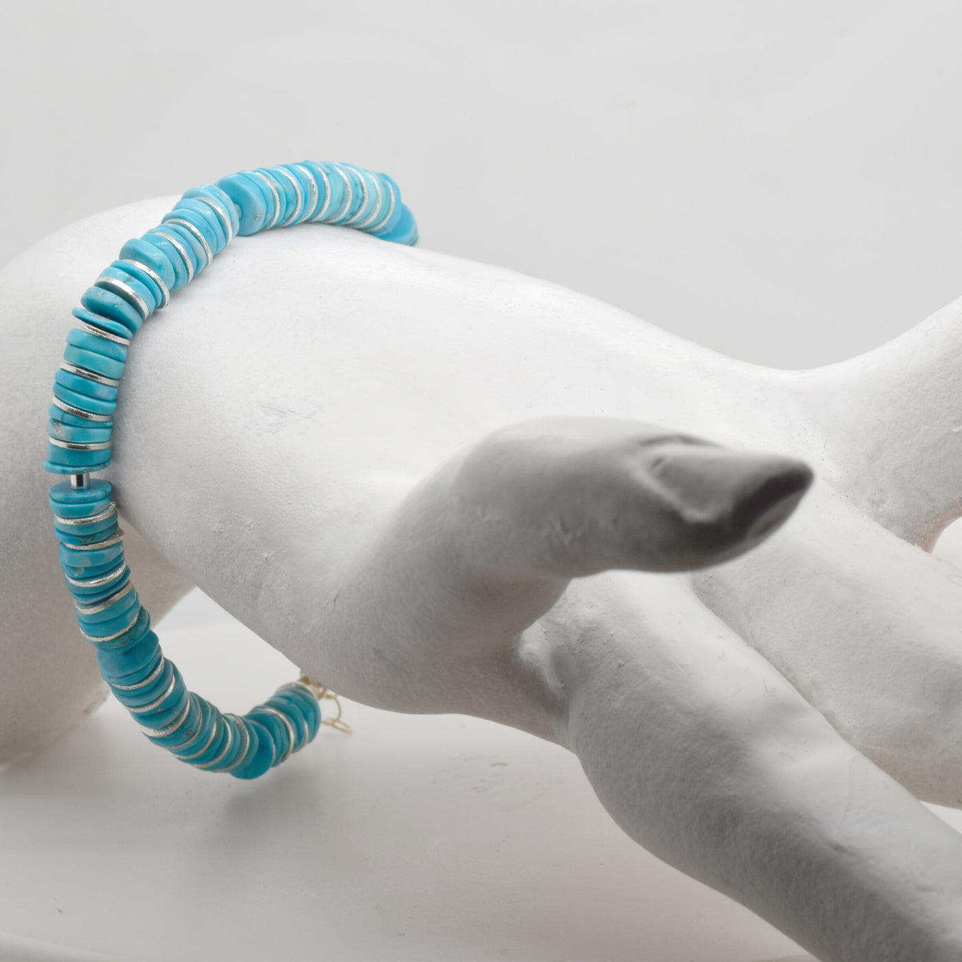 Sleeping Beauty Turquoise Slivers Bracelet