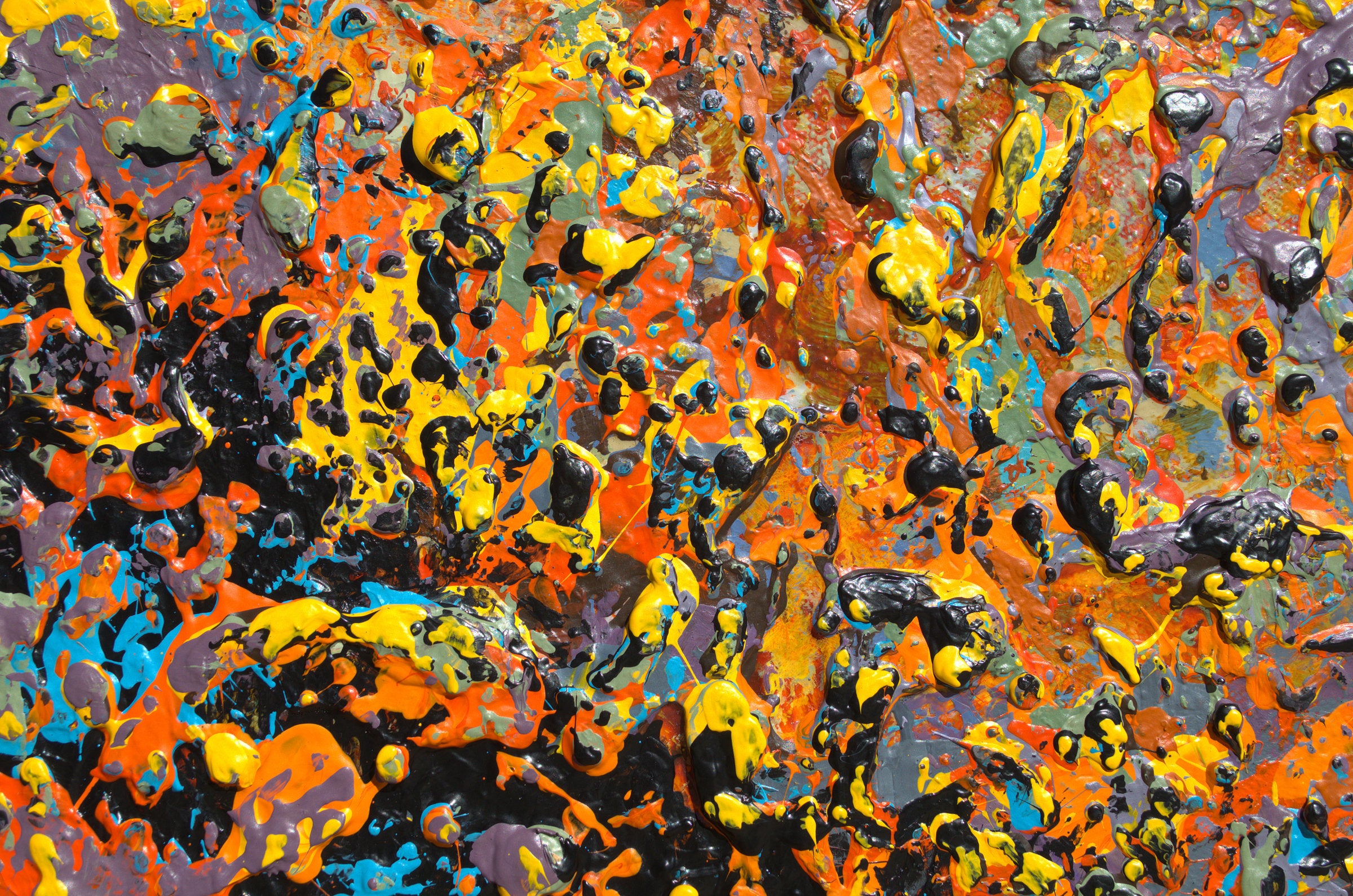 Blue Trickle close detail