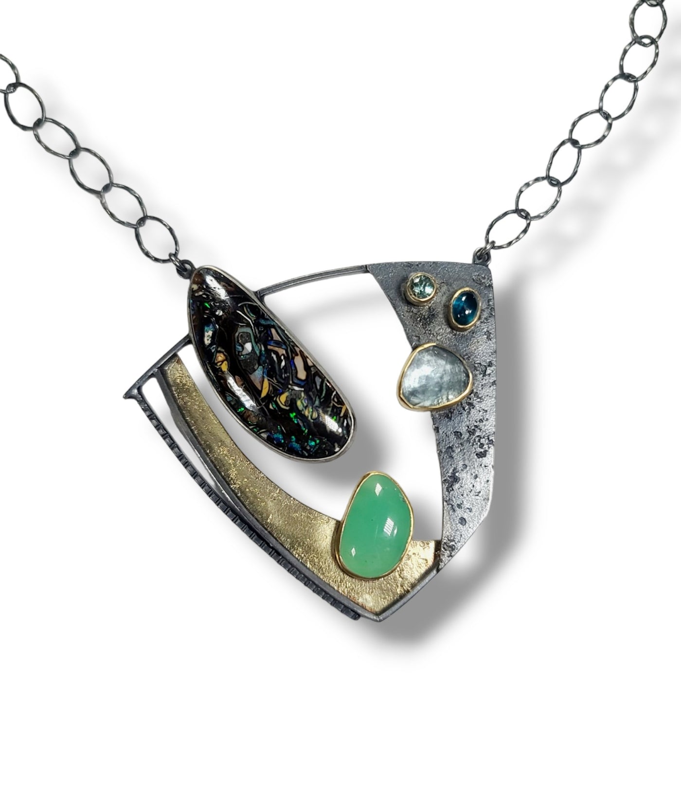 Opal Angles Necklace