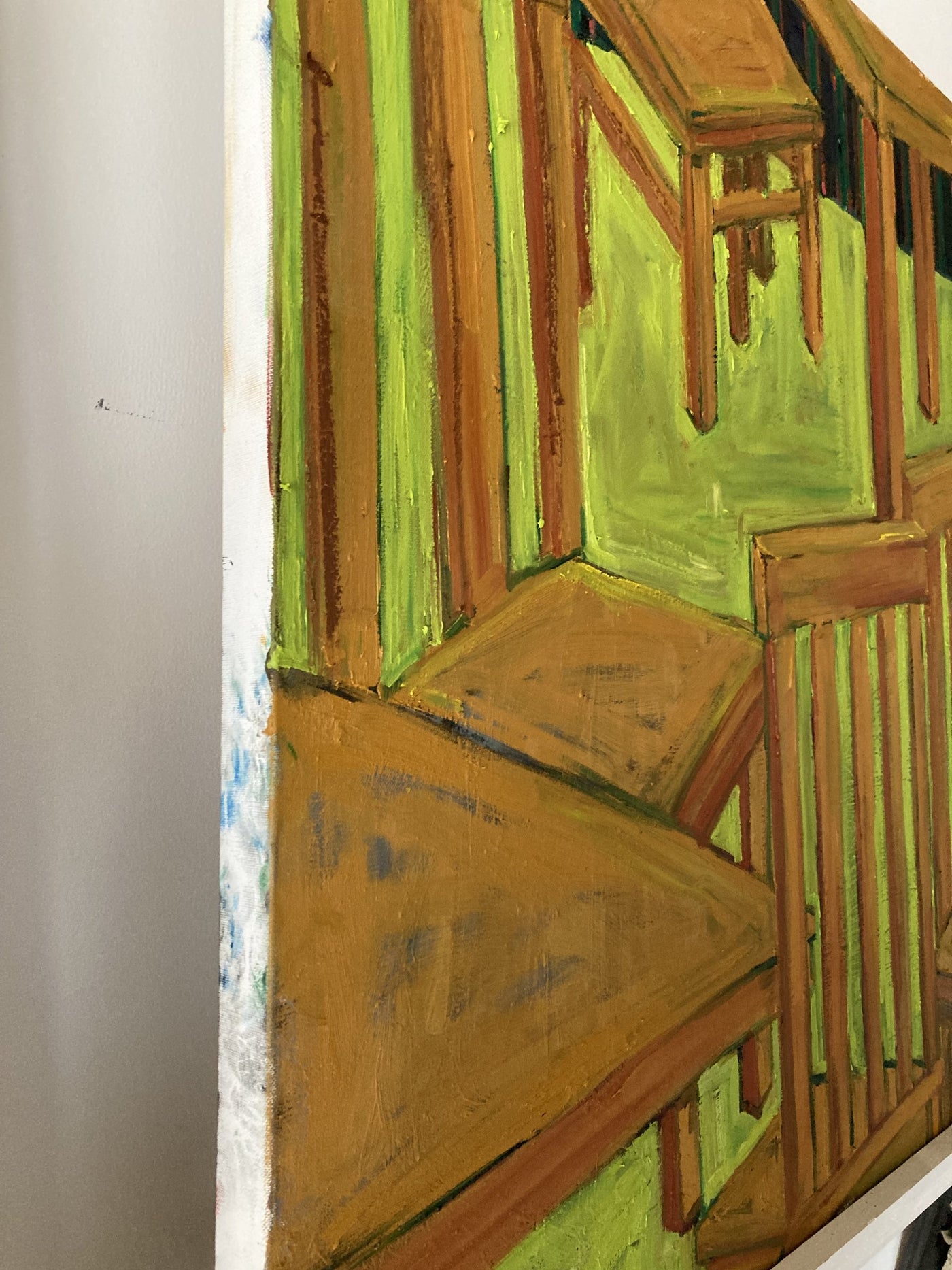 Chairs on Green Floor