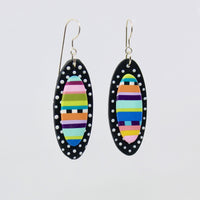 Dots of Love Oval Earrings