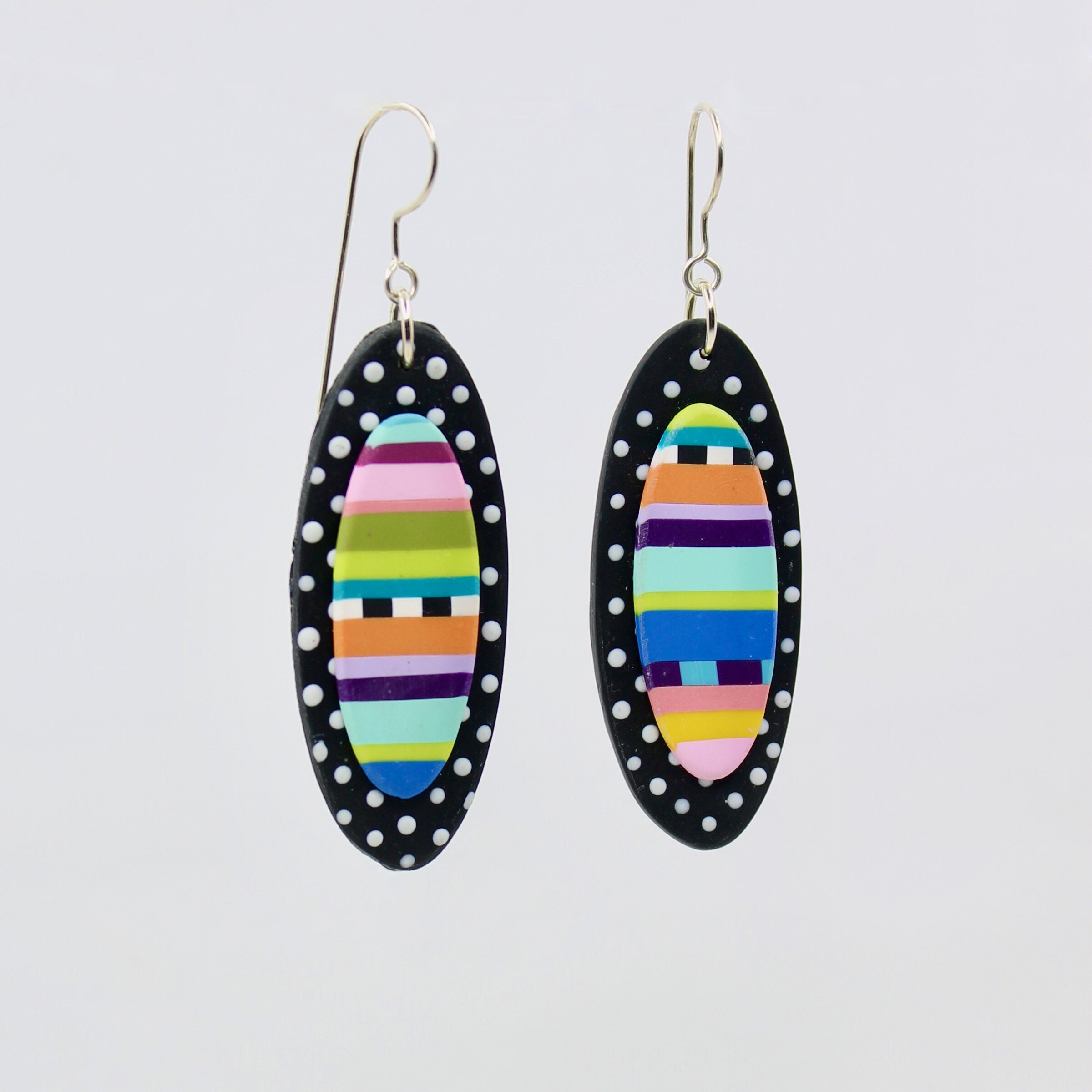 Dots of Love Oval Earrings