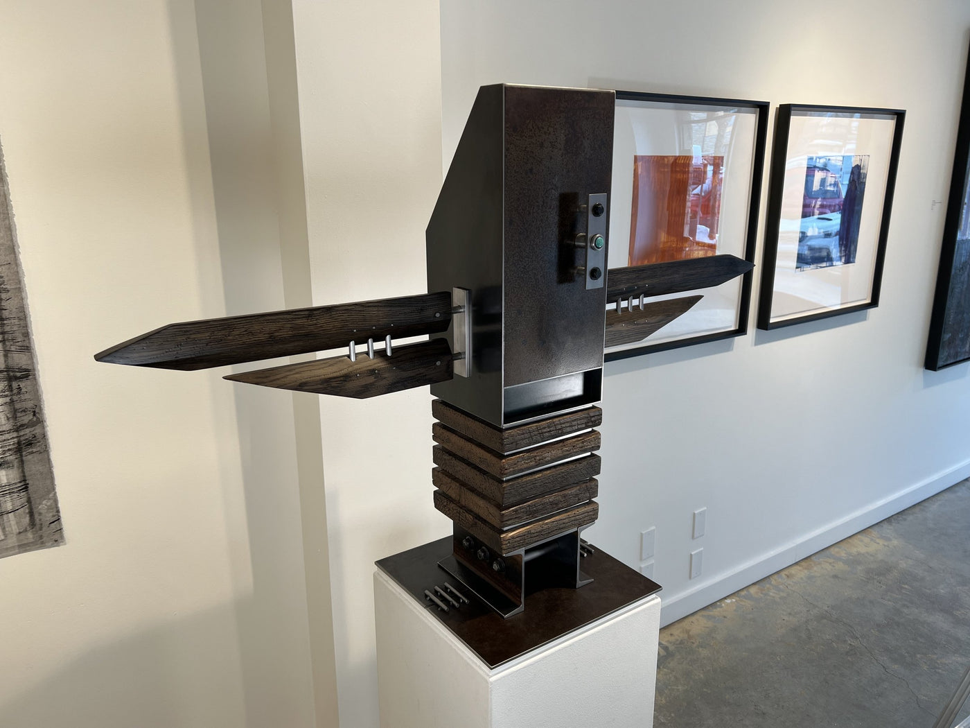 Modern Totem Sculpture